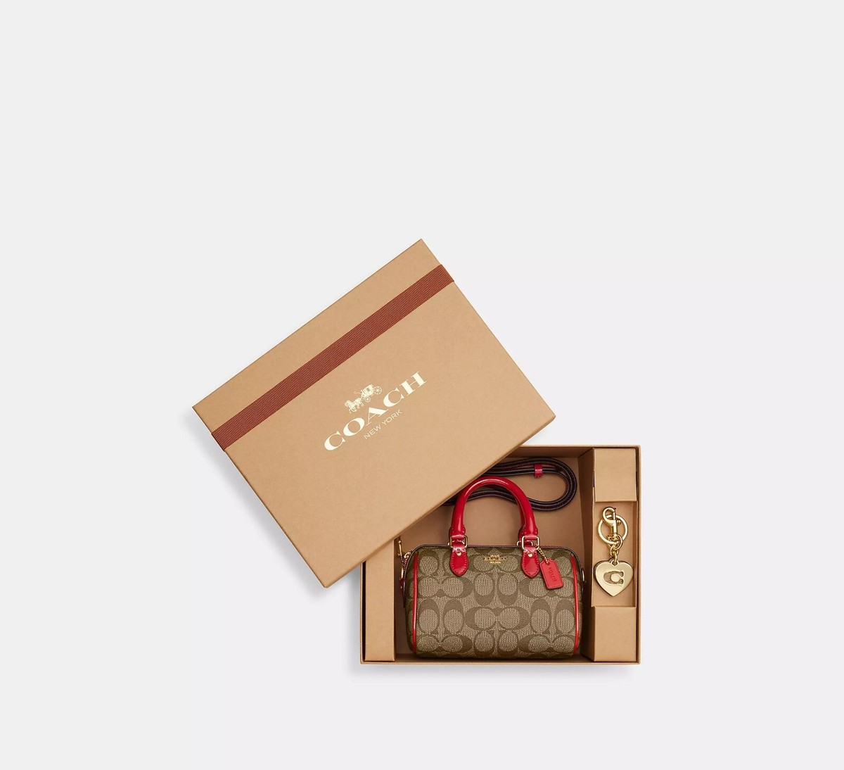 6月★COACH★Mini Rowan Crossbody C9947 C9950 COACH® Outlet | Boxed Mini Rowan Crossbody Bag And Mirror