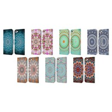MONIKA STRIGEL MANDALA LEATHER BOOK WALLET CASE FOR APPLE iPOD TOUCH MP3