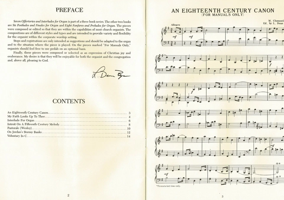 Seven Offertories & Interludes For Organ Sheet Music Book - Image 2 of 3