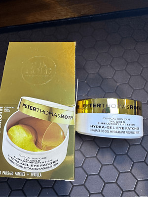 Peter Thomas Roth 24K Gold Pure Luxury Lift & Firm Hydra-Gel Eye Patches 30pairs