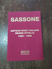 Catalogo Sassone 2019 Antichi Stati Italiani Regno d'Italia 1850-1900