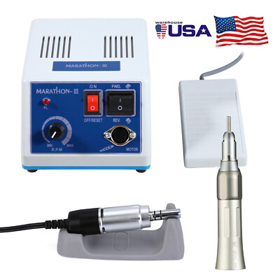 Dental Electric Micromotor Marathon Polisher N3 +USA Straight Handpiece OR