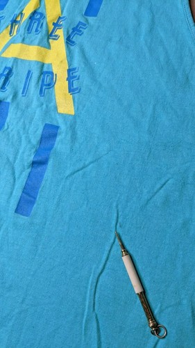 Vintage 90's ADIDAS Three Stripe Tank Top Shirt USA Beach Muscle Loose Fit - Picture 7 of 12