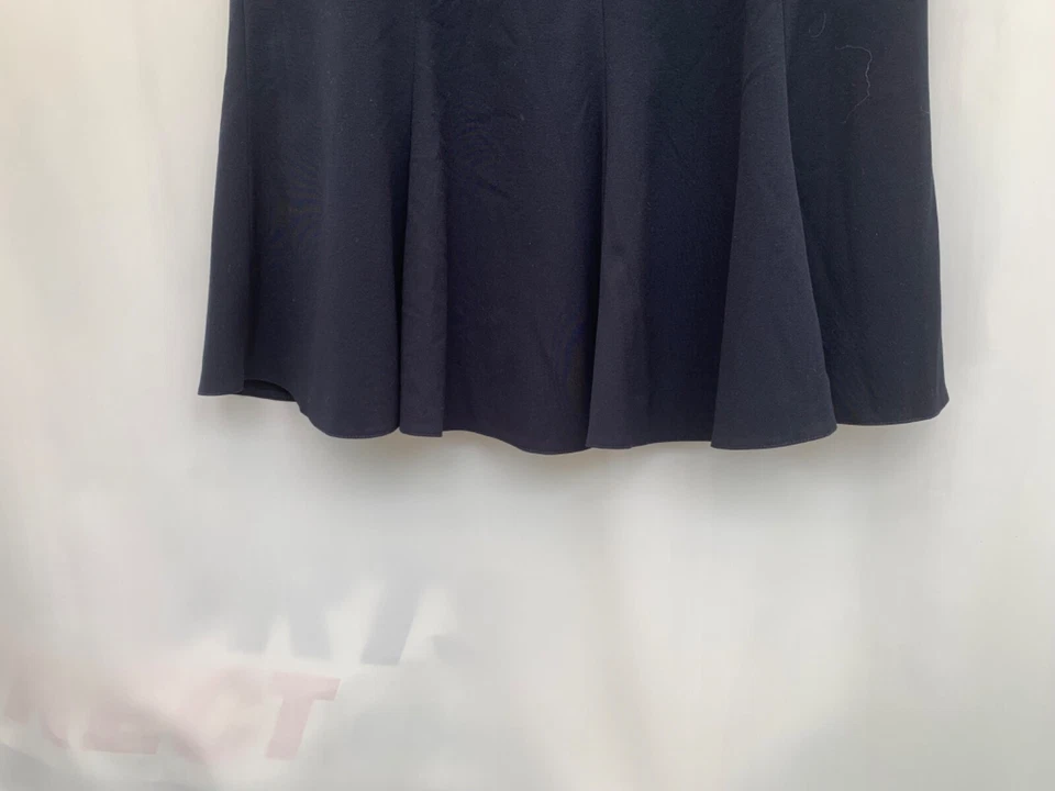 Les Essentiels Women's Navy Blue Flared Skirt Size 18 - Image 3 of 4