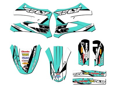 10-20 KING / FWE CX 50 13 FLY Turquoise Senge Graphics Kit Compatible with Cobra