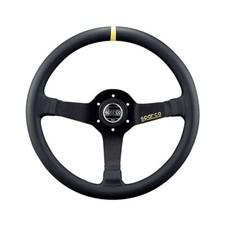 Sparco R345 Leather Steering Wheel - Size Universal