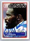 Harry Carson Authentic Autographed Signed 1983 Topps New York Giants Card