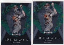 LOT (2) 2022 PRIZM DRAFT RC LUKE GOLD DETROIT TIGERS ROOKIE BASEBALL #-933