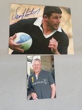 SEAN FITZPATRICK Rugby All Blacks in-person signed photo 8x10 autograph + photo