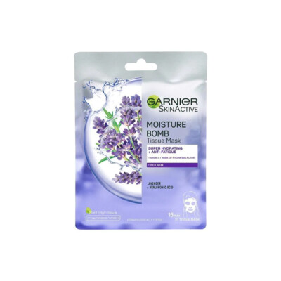 Garnier Moisture Bomb Lavendel feuchtigkeitsspendende Gesichtsmaske