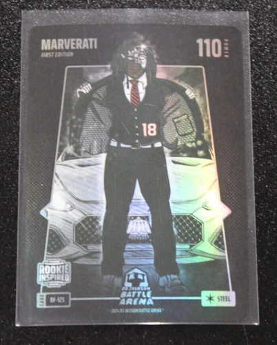Bo Jackson Battle Arena Battlefoil Steel Marverati #125 Marvin Harrison Jr.