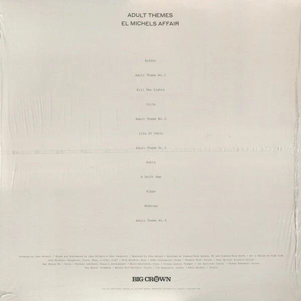 El Michels Affair Adult Themes Vinyl LP Neu & Versiegelt - Bild 3 von 4