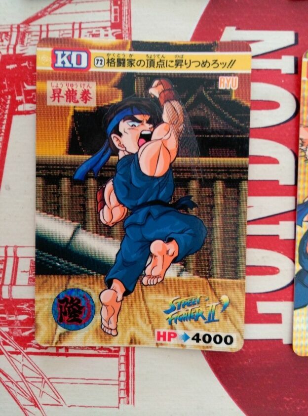 STREET FIGHTER II CARD CARDDASS bandai capcom 1992 n 72 | eBay