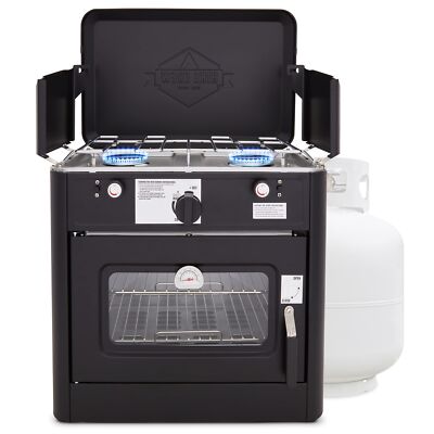 Hike Crew 2-in-1 Gas Camping Portable Propane Stove & Oven with Grill
