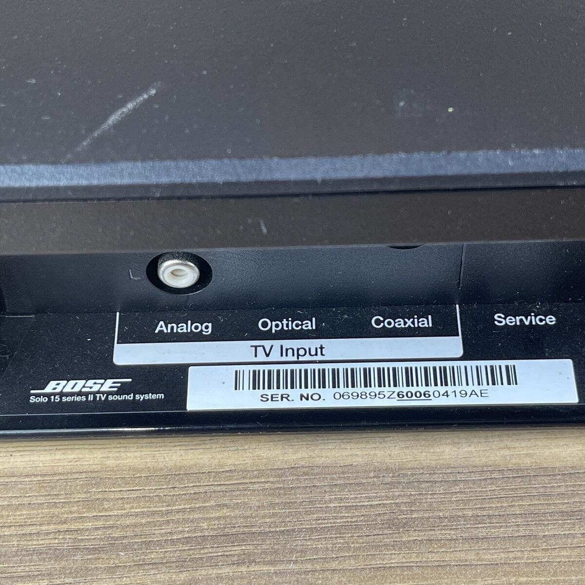 Bose Solo 15 TV Sound System Series II Soundbar Model 419896 Bose Solo 15 TV Sound System Series II Soundbar Model 419896