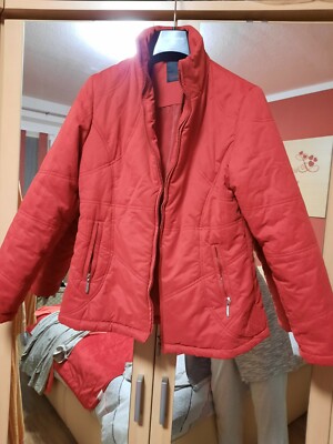 STREET ONE Steppjacke Outdoorjacke Rot 38 WIE NEU TOP