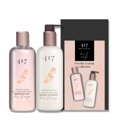 -417 Dead Sea Cosmetics | Hautpflegeset | Kiwi & Mango Duschgel & Körpercreme