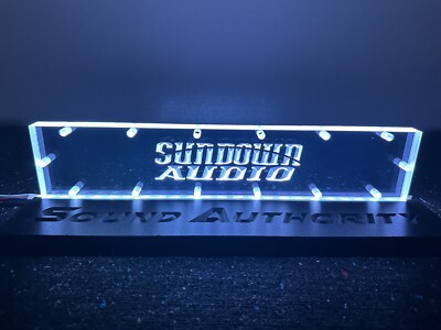 Any Text Or Logo Engraved: 15'' x 3'' Plexiglass Window 3/4  Thick For Sub Box