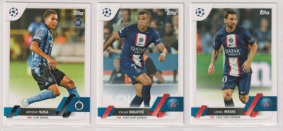 2022-23 Topps UEFA Soccer Club Competitions BASE SET 1-200 You