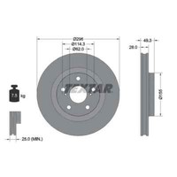 Textar 2X Bremsscheibe 92168803
