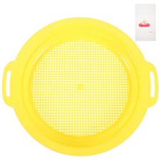1 Set Mesh Pan Sieve Pan Filter Sifting Pan for Prospecting Gold Sifter with Bag