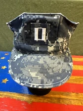 7 1/8 USN Navy NWU Blue Camo 8 Point Working Utility Cover Hat Cap 4270