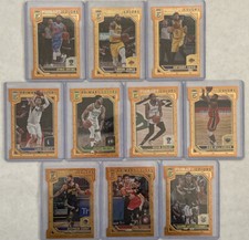 2021-22 Donruss Elite PRIMARY COLORS ORANGE GOLD DIE CUT COMPLETE SET!