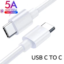 Cable Para Samsung Galaxy S20 S21 S22 Cable USB-C a USB-C Carga tipo C Cargador 