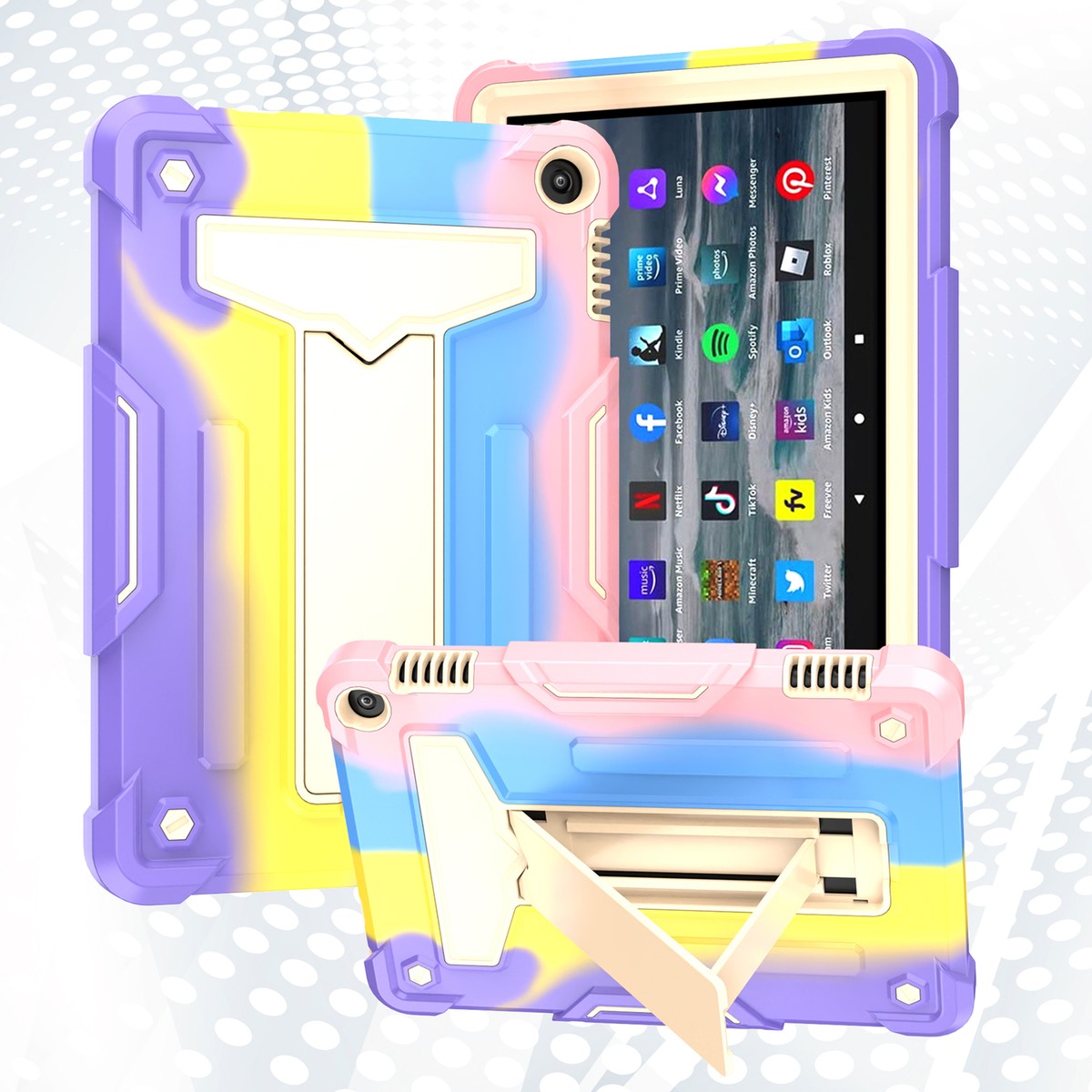 For Amazon Fire HD 8/ HD 8 Plus 12th Gen 2022 Heavy Duty