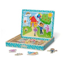 Melissa  Doug Blue's Clues  You Wooden Magnetic Picture Game 48 Pieces --NEW