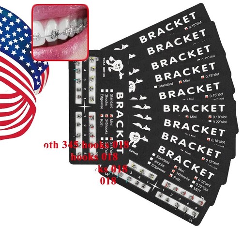 Tubi Orali Ortodontici Dentali 2&deg; Molare Rosso MBT Edgewise 022 Non