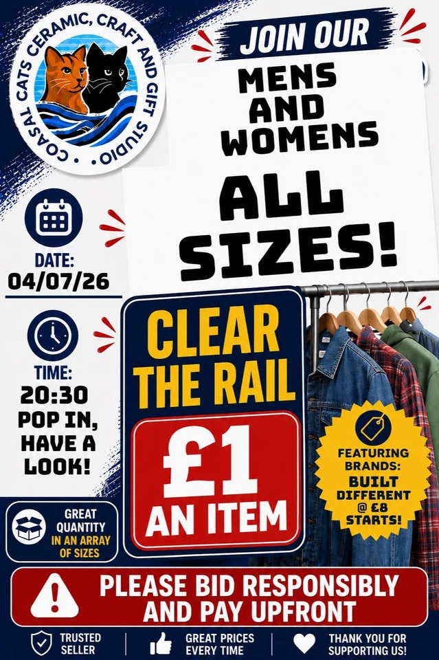 CLEAR THE RAIL £1 STARTS (04/07/26)