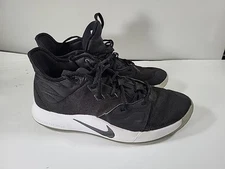  Nike PG 3 Black - AO2607-001 Paul George Nike Shoe 10.5 (READ)