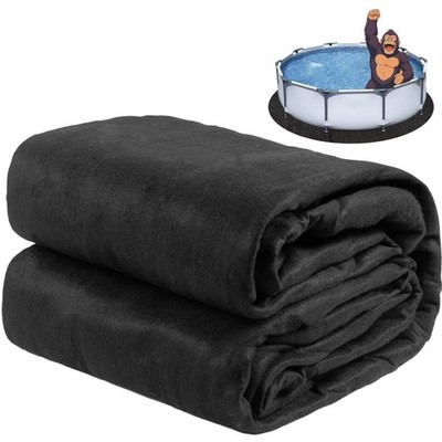 Poolunterlage runde 460 cm Poolbodenplane Schutzmatte Bodenplane Poolzubehör