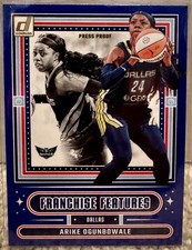 Arike Ogunbowale 2025 Donruss WNBA #3 Franchise Features Press Proof Blue *mw