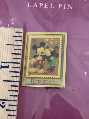 Mickey and Minnie Romance 39 Cent USPS Stamp Lapel Pin NEW Made in USA - Picture 5 of 5