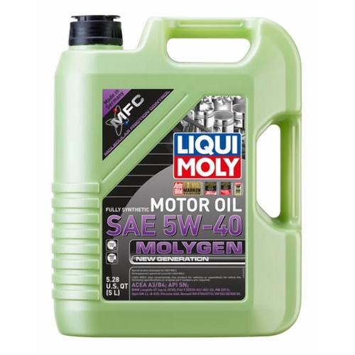 [SALE]- Liqui Moly MOLYGEN New Generation Syn Oil 5W-40 20232 5 Liters - Picture 1 of 2
