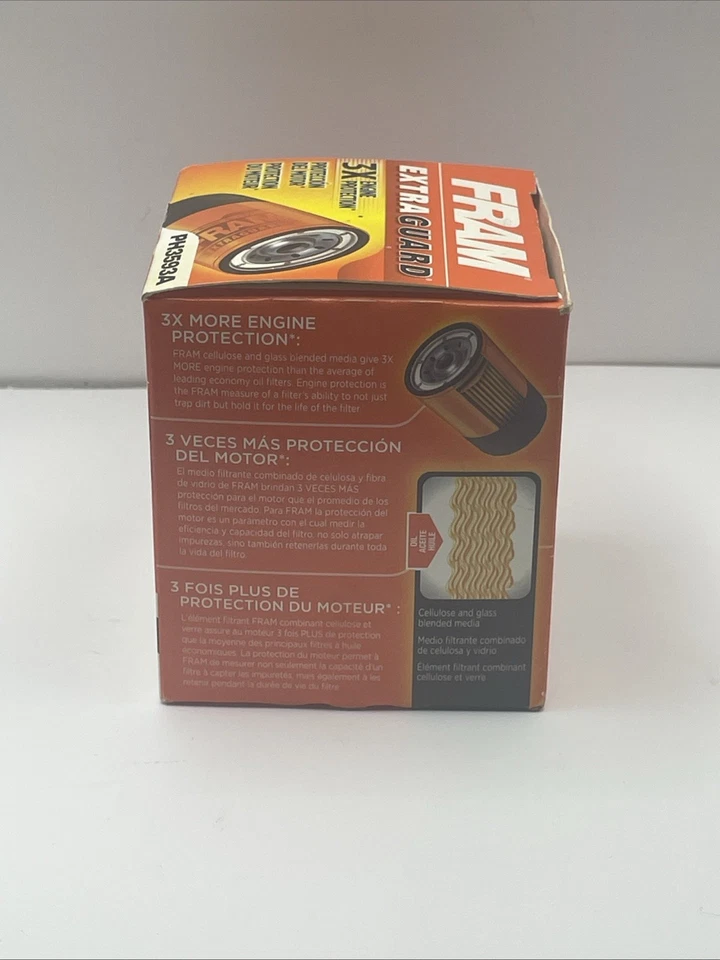 Filtro de aceite de motor - Marco protector adicional PH3593A Foto 2 de 4