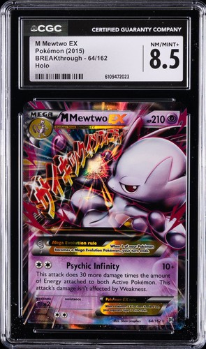 M Mewtwo-EX graded CGC 8.5 for sale on eBay