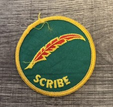 Vintage Scribe Boy Scouts Of America BSA Patch