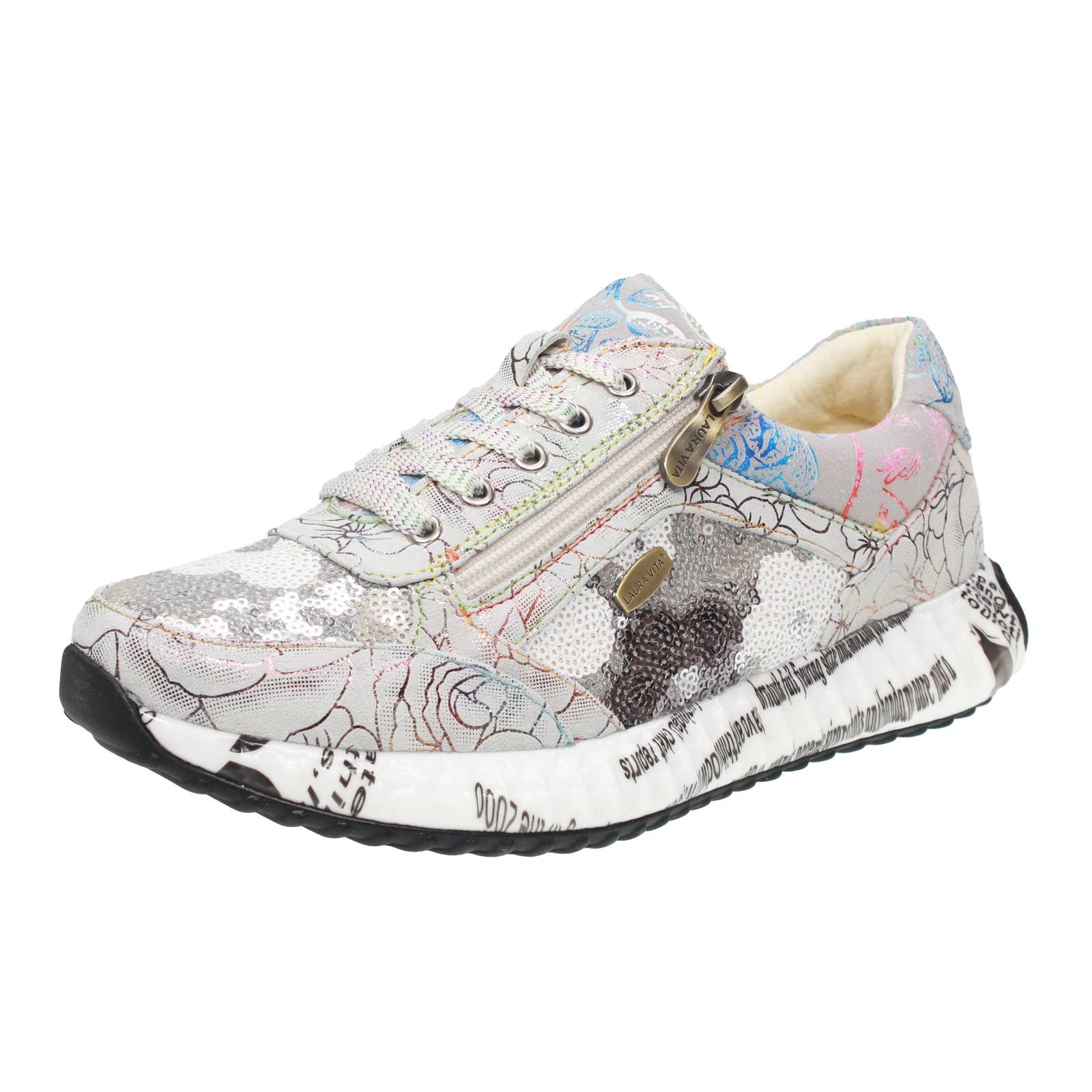 Laura Vita Burton 1123 - Sneaker Ledermuster wei - Gre 40 251 cm 20390₽