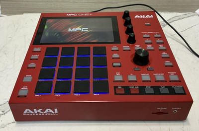 Akai Professional MPC One+ Standalone Sampler Sequencer 16-Pad Tabletop Red