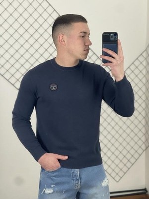 Men Napapijri Sweater Navy 40 /L / 48