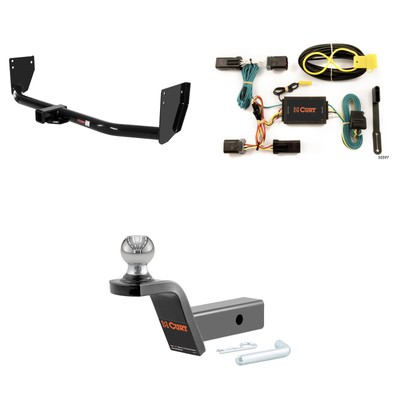 CURT Tow Package Trailer Hitch Wiring Harness 45155 Ball Mount Pin & Clip, 13297