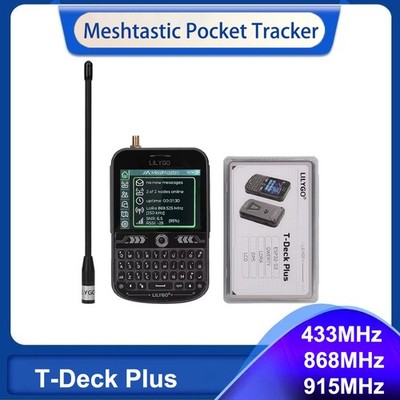 LILYGO T-Deck Plus LoRa Mesh Radio ESP32-S3 GPS Meshtastic Node External Antenna