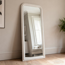 Extra Large Mirror White Frame Floor Leaning 168cm x 75cm