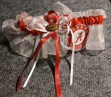 Alabama Crimson Tide Football Wedding Garter