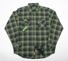 Snap-On Tools Dixxon Flannel ZOMBIE Shirt Green Black Limited Edition Size Large
