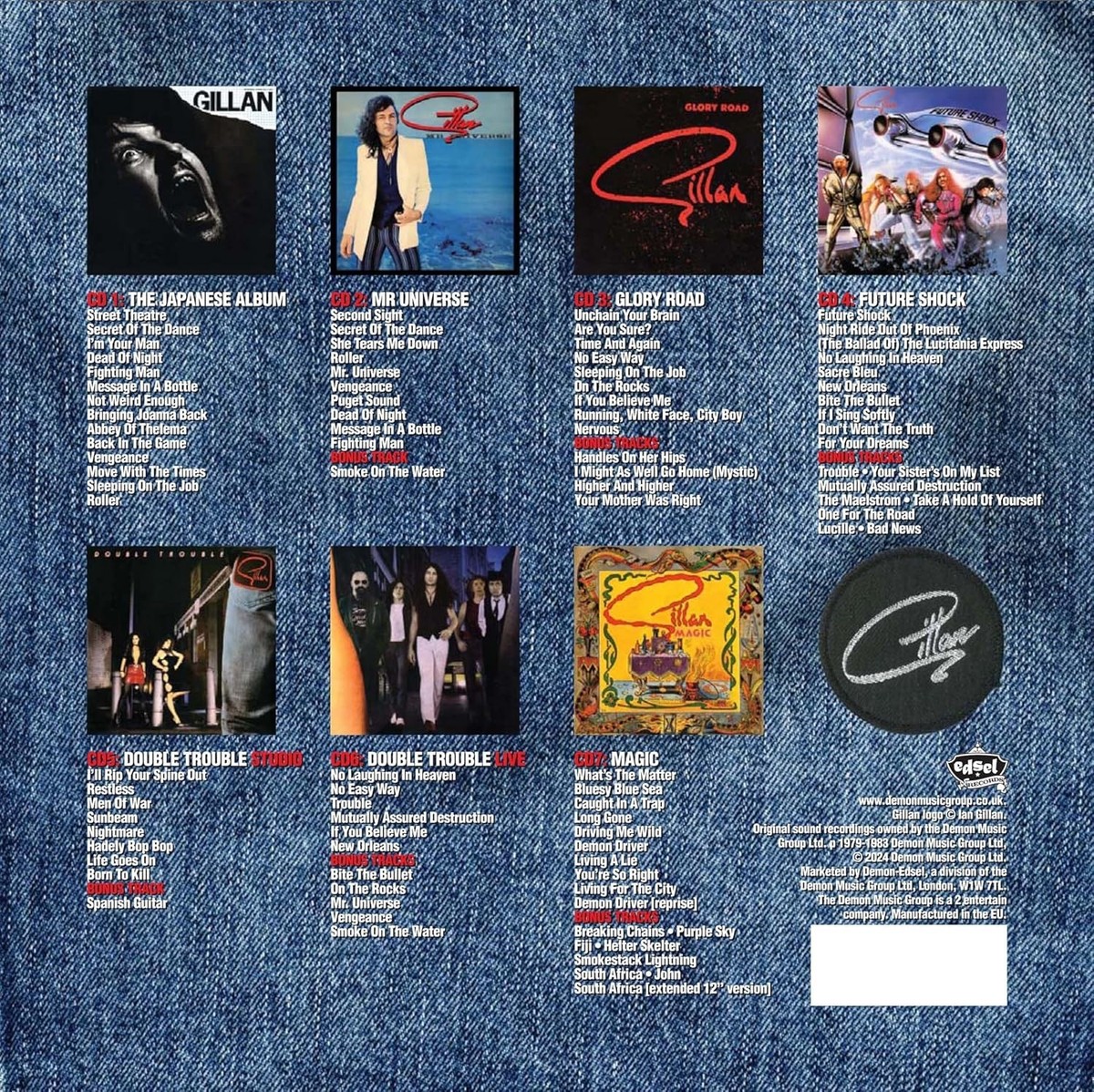 GILLAN『1978-1982 (7CD)』【未開封】 Gillan – Gillan 1978-1982 7 CD Box Set (Deluxe Edition) | eBay