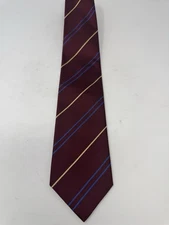 E. Marinella Napoli Silk Striped Tie Handcrafted Italy Excellent Condition